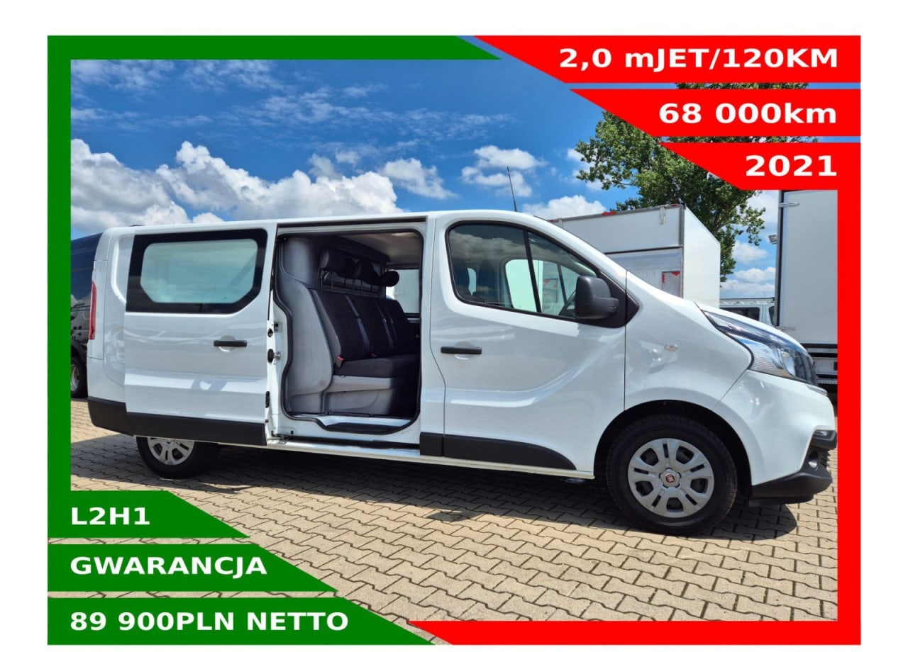 Zdjęcie oferty Fiat Talento Long *89900zł NETTO* Brygadówka 6 osób 2,0  mJET/120KM nr. 1