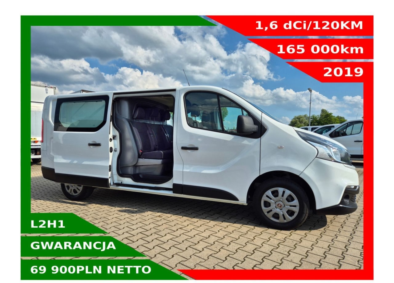 Zdjęcie oferty Fiat Talento L2H1 *69900zł NETTO* Brygadówka 6 osób 1,6mJET/120KM nr. 1