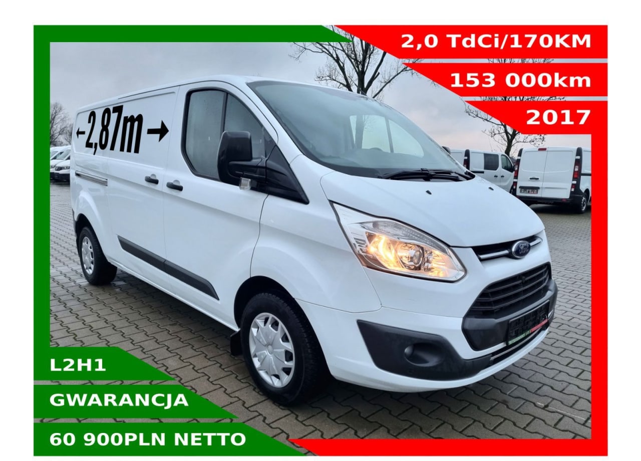 Zdjęcie oferty Ford Transit Custom Long *60900zł NETTO* 2,0TdCi/170KM nr. 1