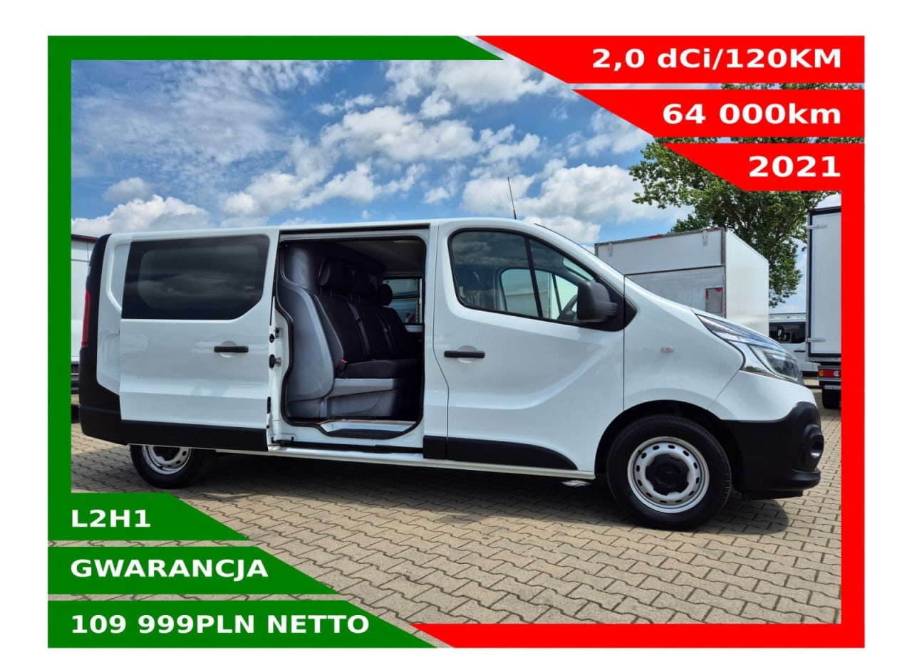 Zdjęcie oferty Renault Trafic L2H1 *109999zł NETTO* Brygadówka 6 osób 2,0dCi/120KM nr. 1
